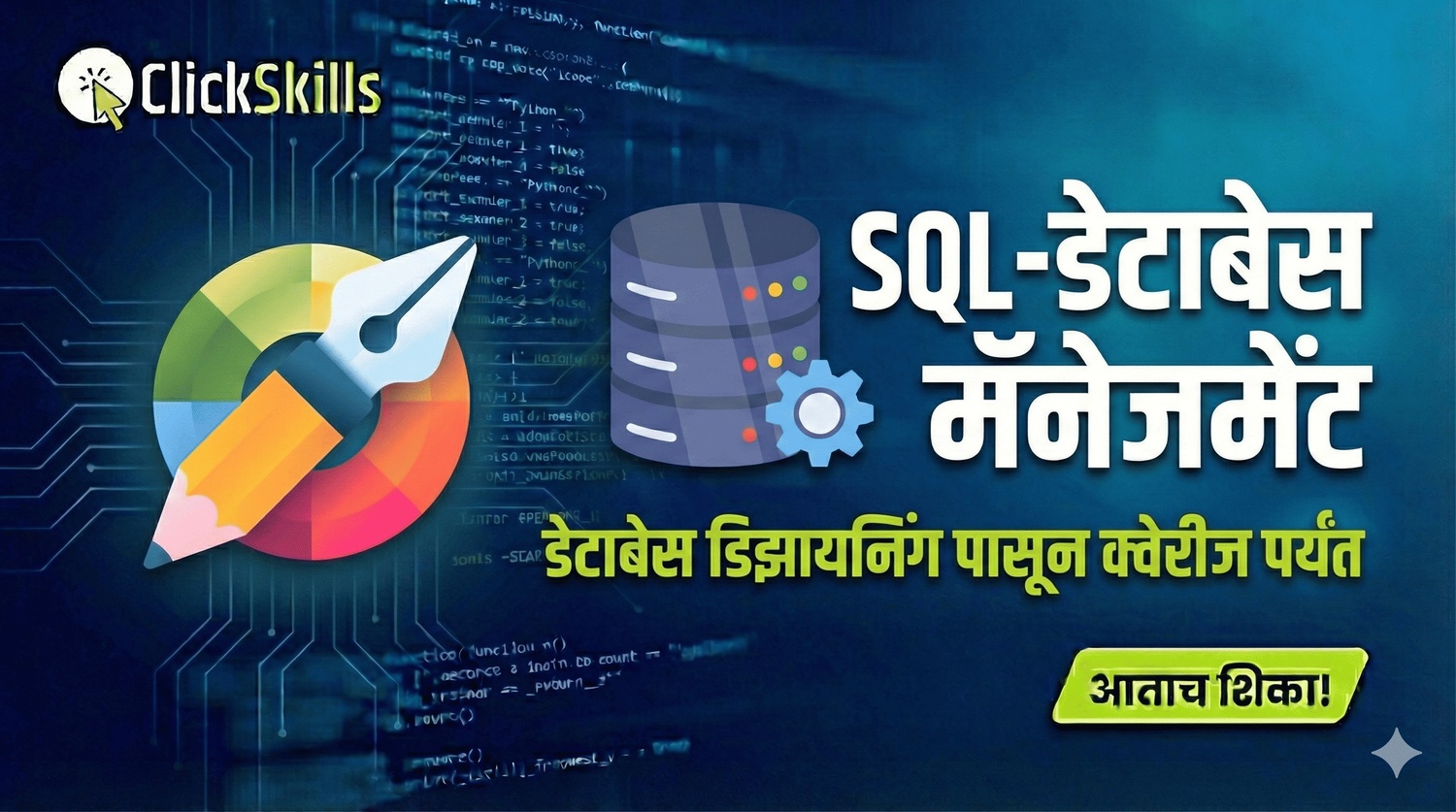 SQL आणि डेटाबेस मॅनेजमेंट
